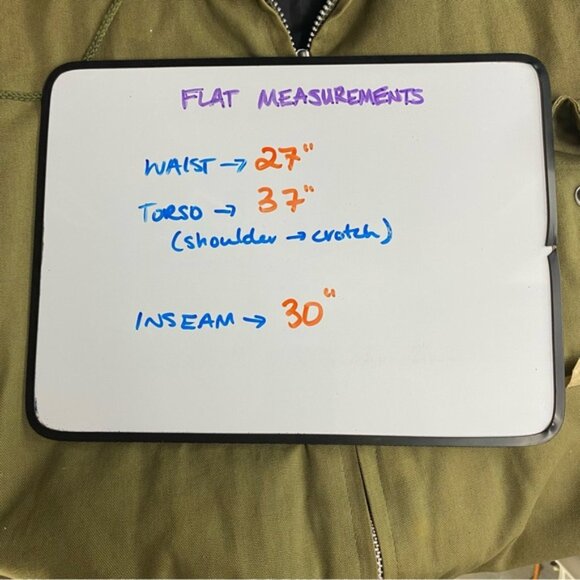 Vintage Work Horse Army Green Zip Front Insulated Coveralls XL - Picture 5 of 16